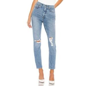 GRLFRND Super High Rise Karolina Light Blue Jeans Some Action Color size 27